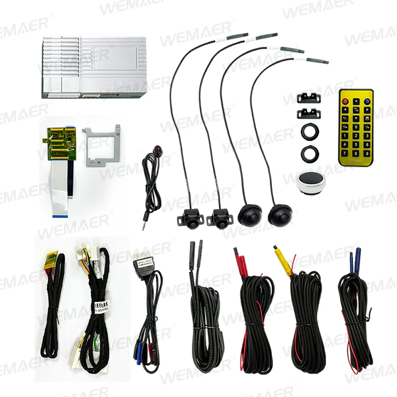 Wemaer Panoramic AHD 3D 360 Degree Multi View Switch High-Definition Image 360 Bird View Car Camera System for Toyota Innova manufacture