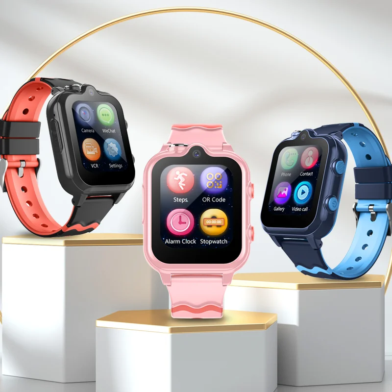 Wonlex KT18 Dual Camera Video Call 4G Kids Watch With Sim Card Kids Sim Smart Watch Gps Baby Watch