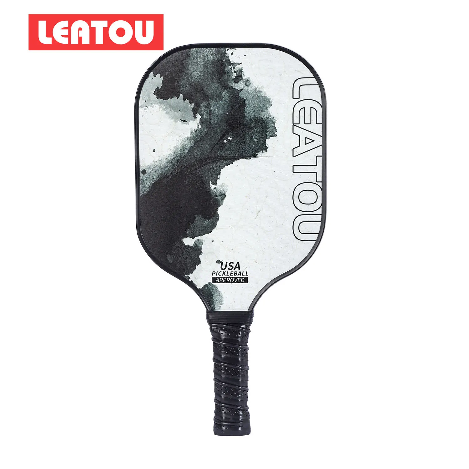 Raquette Pickleball A. Anbrose - Face Carbone - Forme Large - Approuvée USAPA