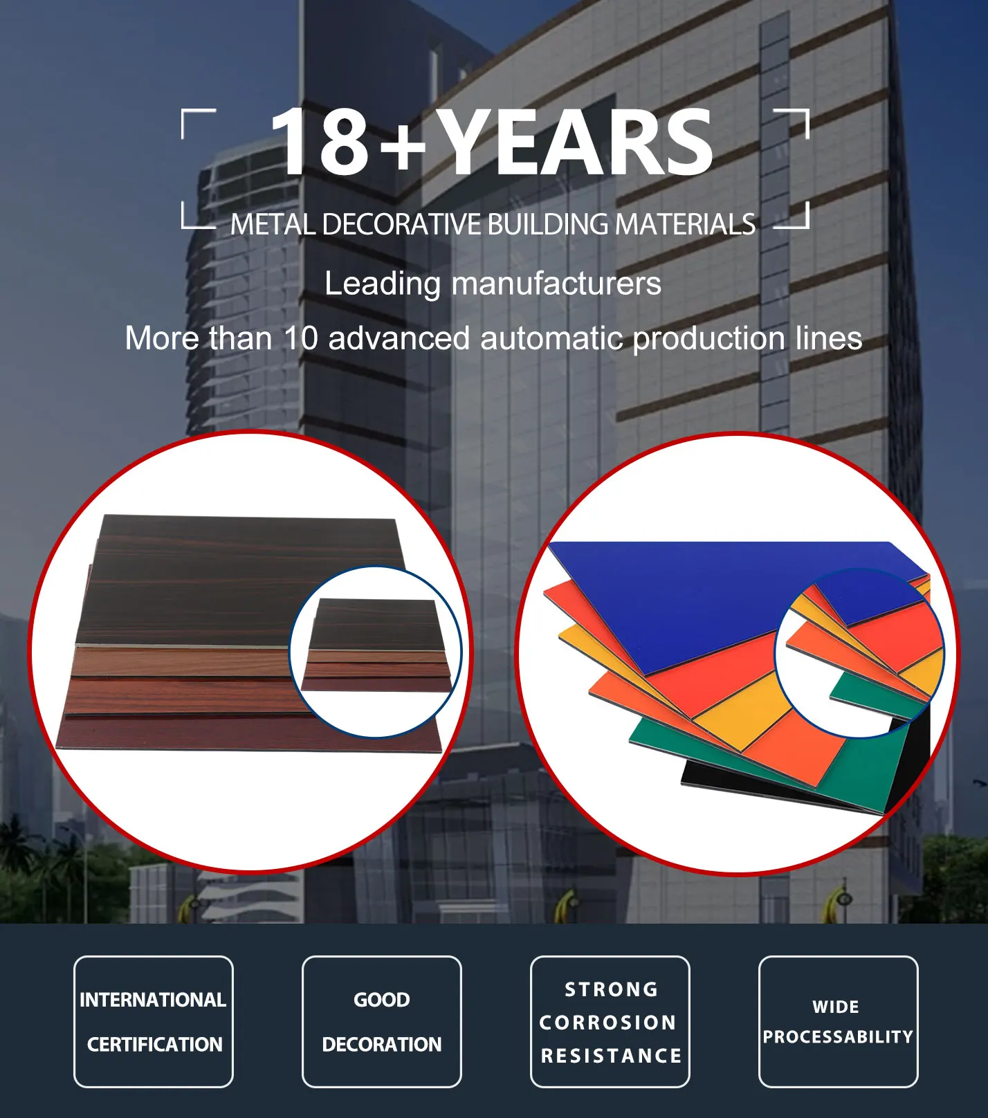Alucobond Wood Cladding Texture ACP Panels for Facades