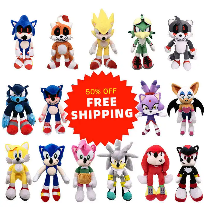 super sonic stuffed animals