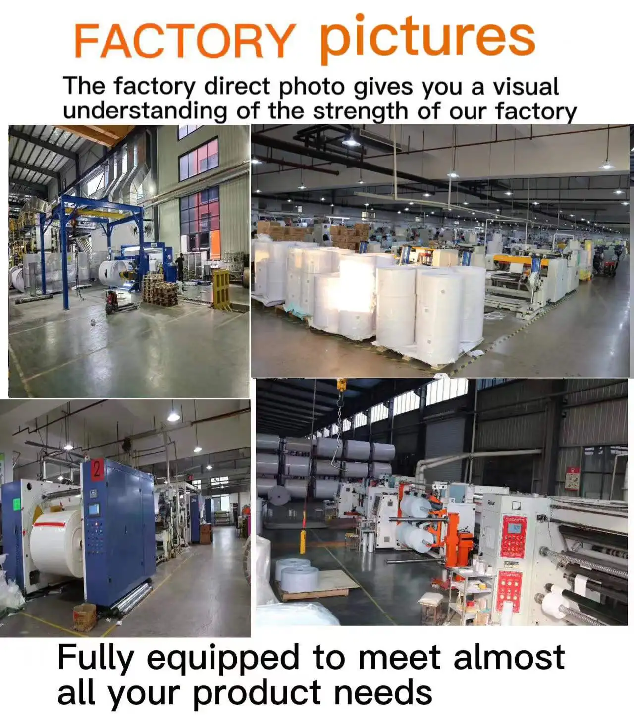 58mm 80 X 80 58x40 Price Receipt Rolls Printer Thermal Direct Printing Thermal Paper in Roll factory