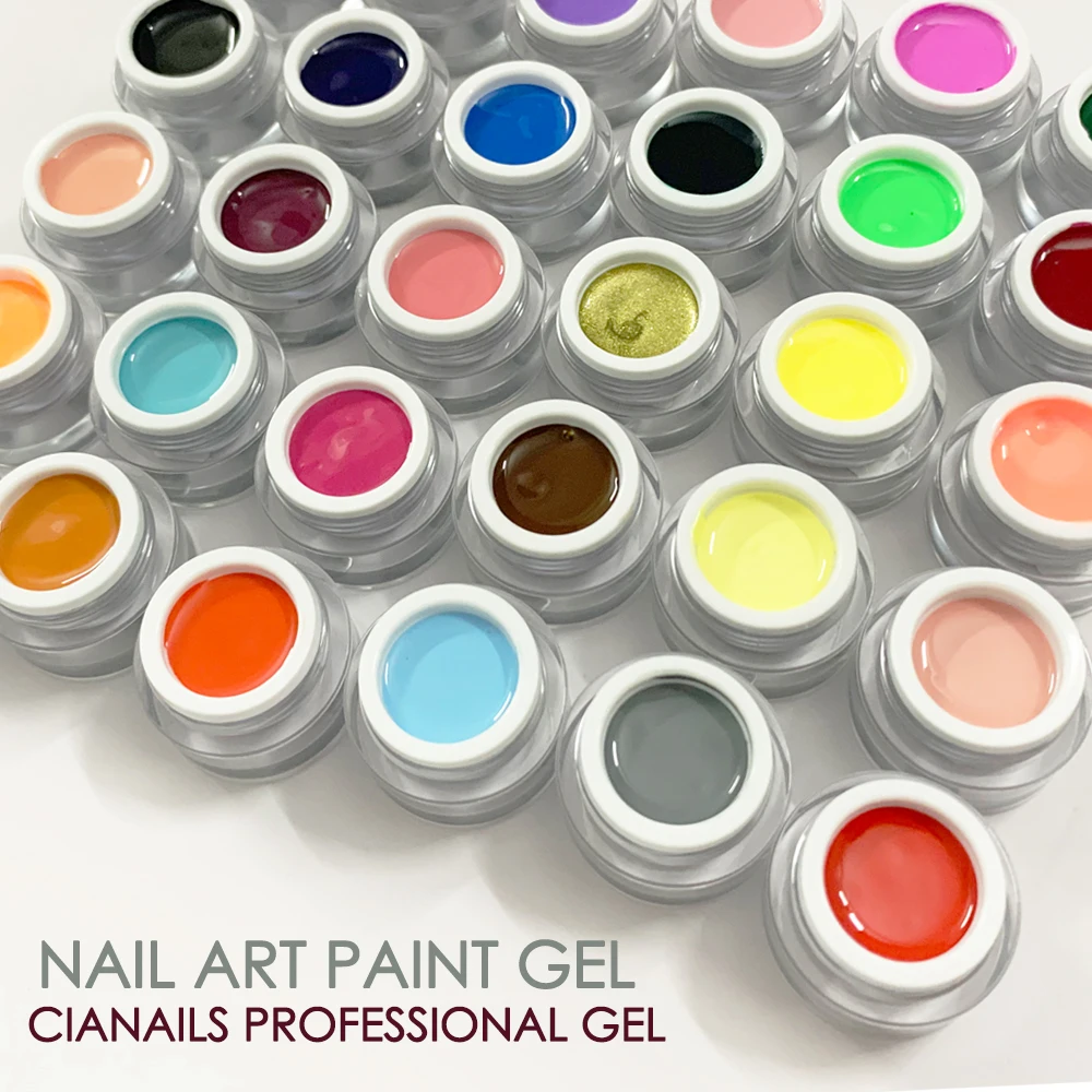Бесплатная доставка, Oem-дизайн ногтей CIANAILS, Гель-лак для ногтей, цветная краска, набор из 32 шт., УФ-гель, лак для ногтей, набор для дизайна ногтей