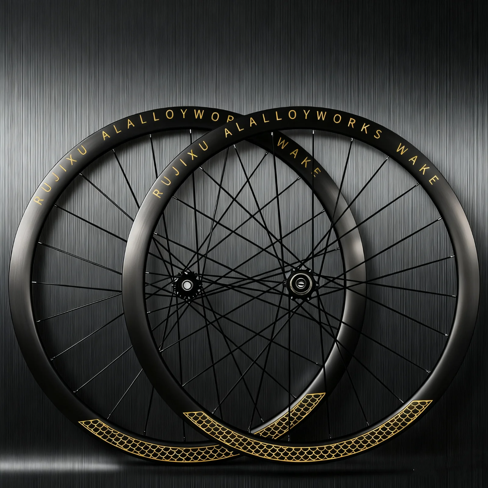 RUJIXU 700C Disc Brake Road Bicycle Wheelset - off-Road 38mm
