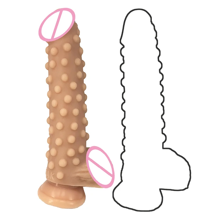FAAK Silicone Dildo - Realistic Anal Butt Plug for Sex Pleasure