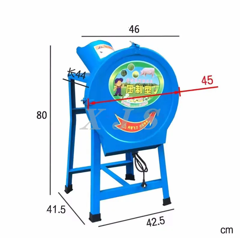 Hay Forage Chopper Small Chaff Cutter Machine Mini Grass Crusher Machine