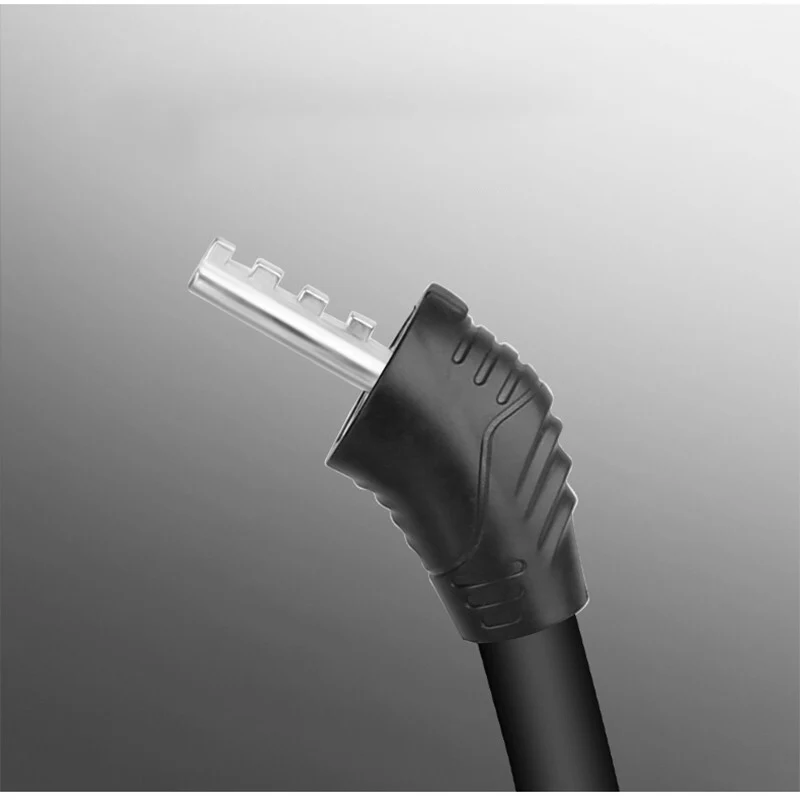 Keyless Silicone Security Chain Cable Custom 4-Digit Lock Bicycle Padlock Combination_voghion.com