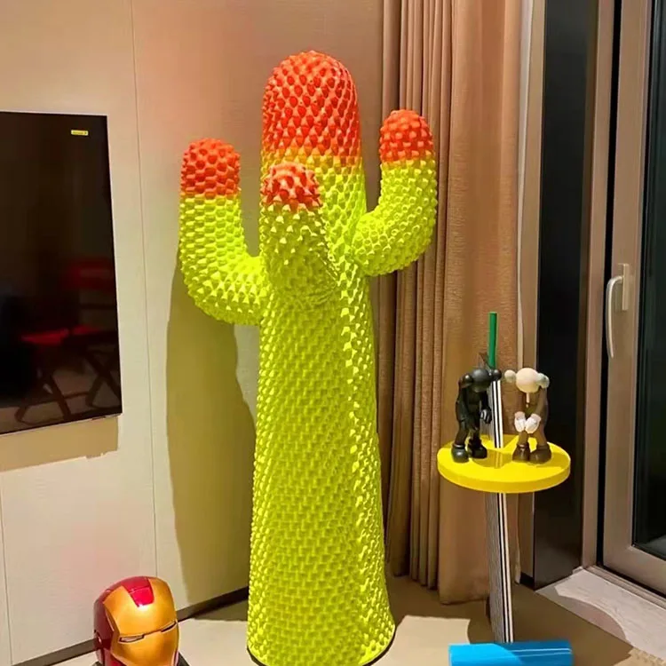 Anpassen Fiberglas Kaktus Skulptur lebensgroe Dekoration Garten Pflanze  Skulptur Kaktus Statuen