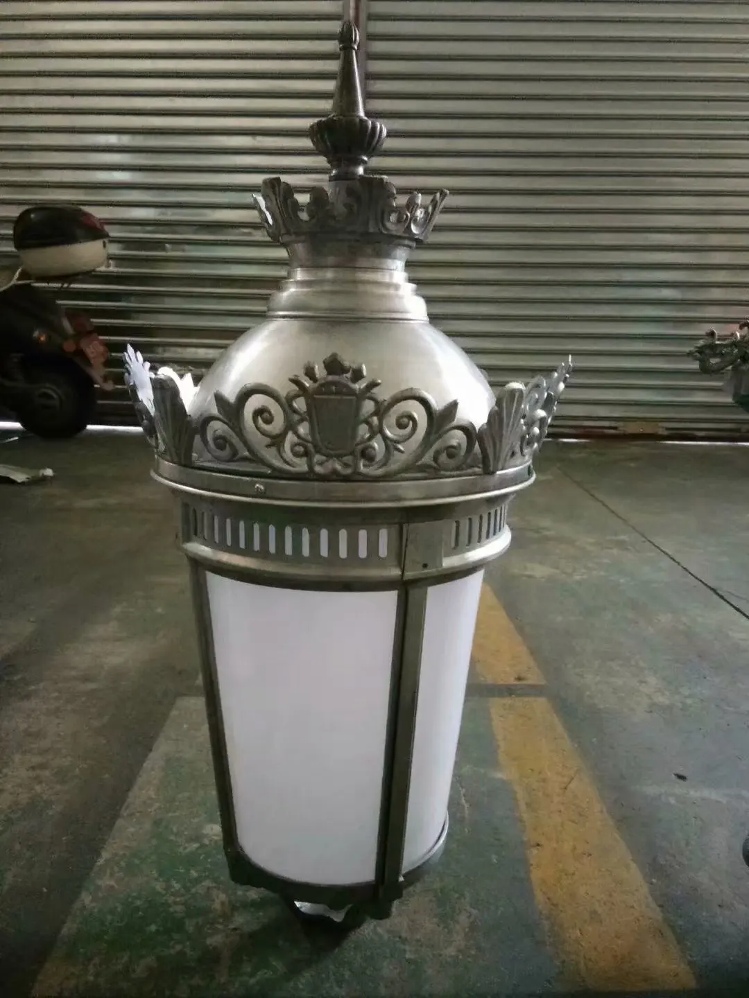 3.8m 5 head classic simple unique custom garden square main gate outdoor lamp post lights for pillars