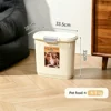 Cream white-grey button-4-5 kg