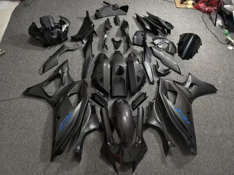 Carbon Fiber Spray Paint for YAMAHA YZF R7 2024 Body Kit Customized Fairing Kit Full ABS Plastic  Motorcycle Fairing Kit