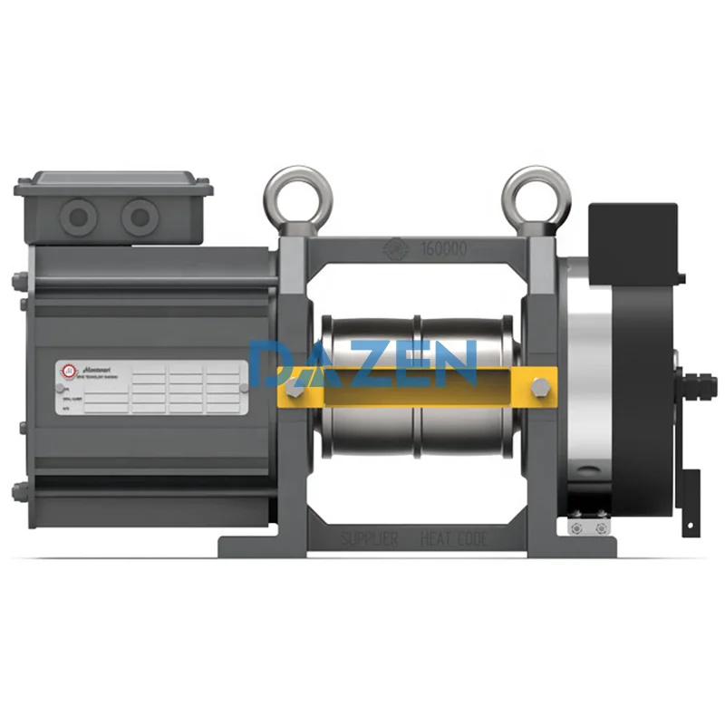 MDG45 Montanari Belt Gearless Traction Machine Elevator Motors Italy