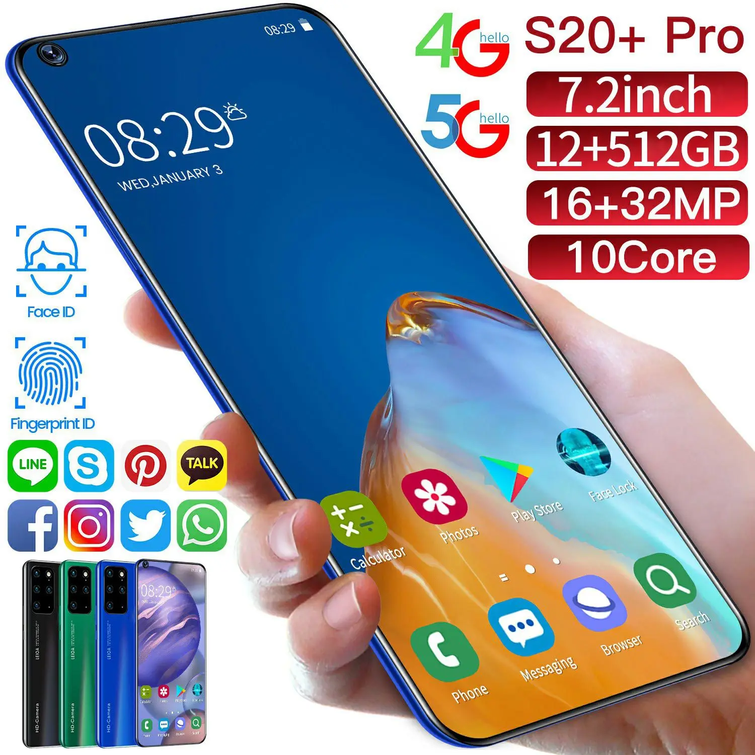 factory price s20 plus 6.7inch mobile| Alibaba.com