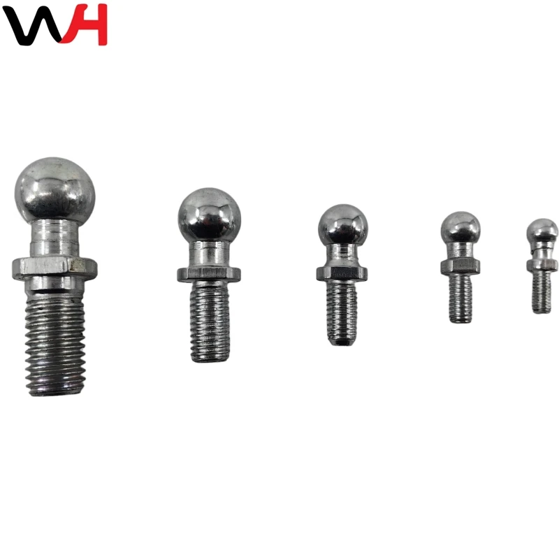 multistage formed customized galvanized carbon steel knurled cylinder ball head bolt details