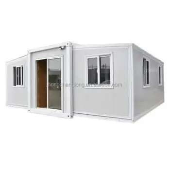 Preassembled 20ft & 40ft Steel Container Houses Folding Container with Sandwich Panel Offices Shops Villas Hotels Kiosks Toilets