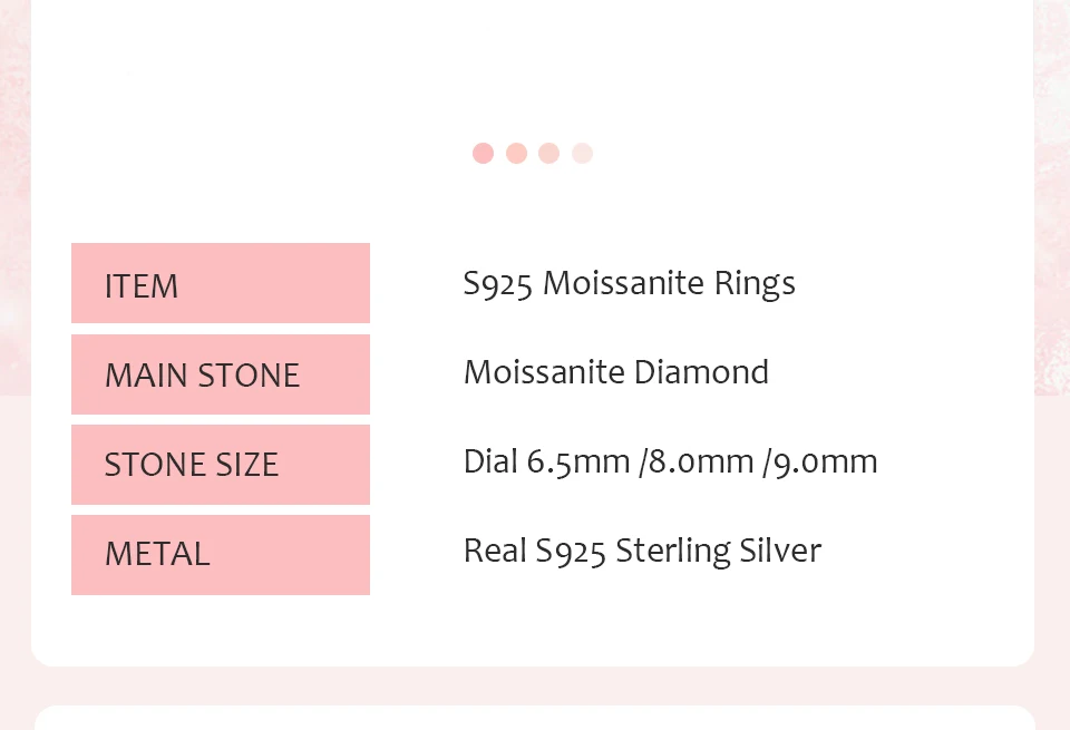 GRA VVS Large 5CT colorful grey blue sapphire red pink black green yellow moissanite 925 Silver wedding rings for women jewelry