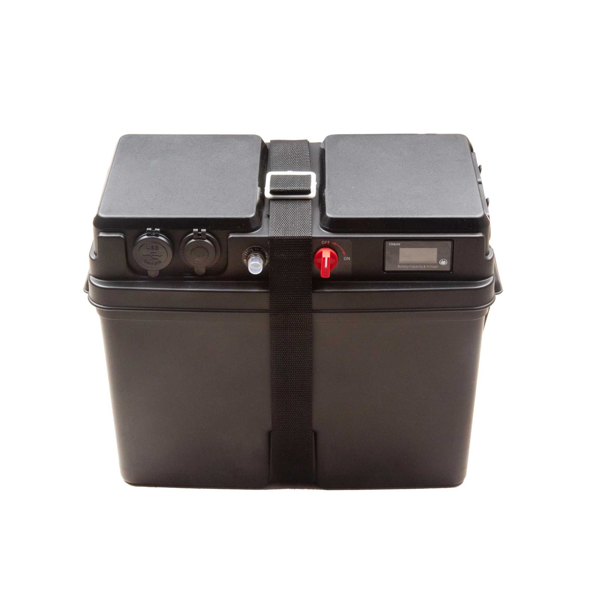 JAVA Portable 12V Power Box IP67 Control Box Plastic Battery Enclosure for Camping & Adventure Electronics & Instrument Storage