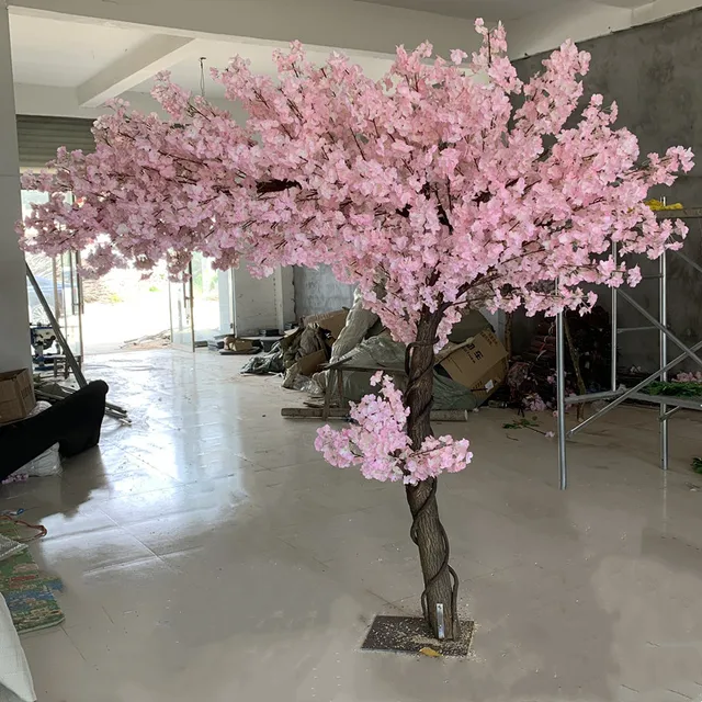 Customized Size Color Cherry Blossom Tree Wholesale artificial cherry blossom flower tree