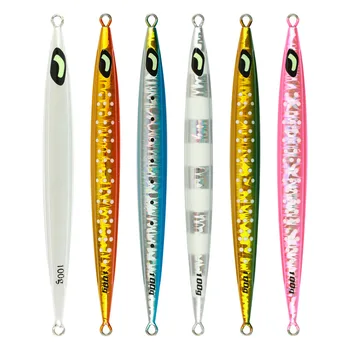 Hotsale 100g 150g 200g 300g Luminous Fast Sinking Metal Jig Lure Deep Sea Fishing Glow Eyes Jigger Bait with Best Price – Metal Jig – view 5