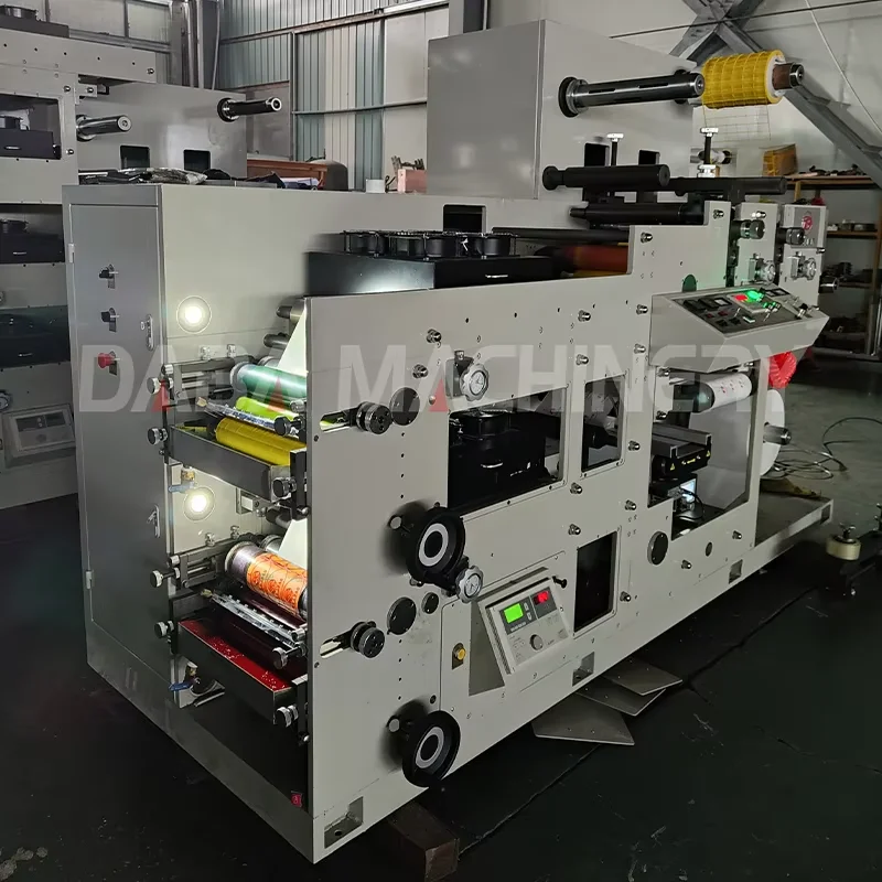 Satin Ribbon Rotary Label Printing Printer Machine