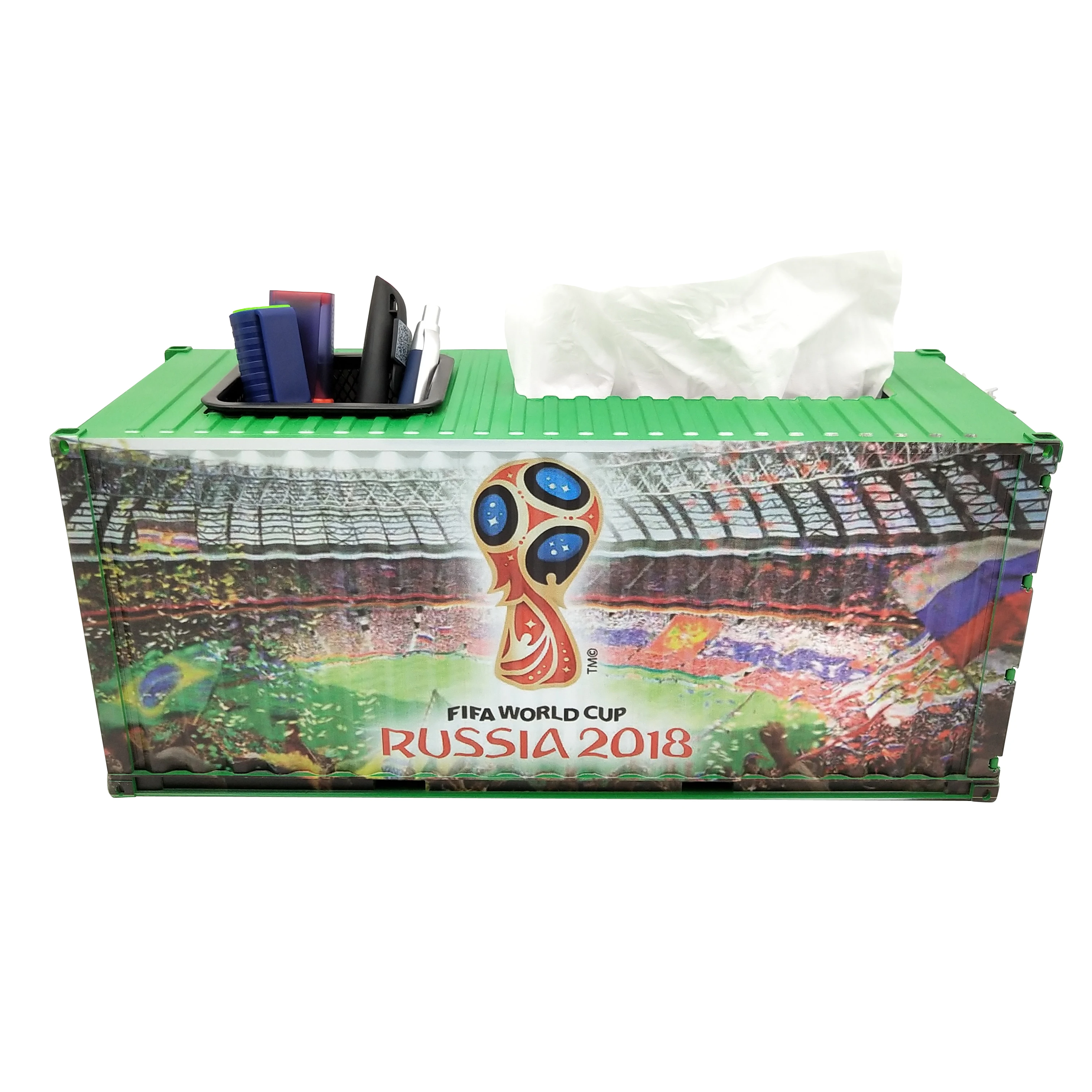 【A】30cm 1:20 World Cup Custom container model Pen holder container scale model O.A.S ship model