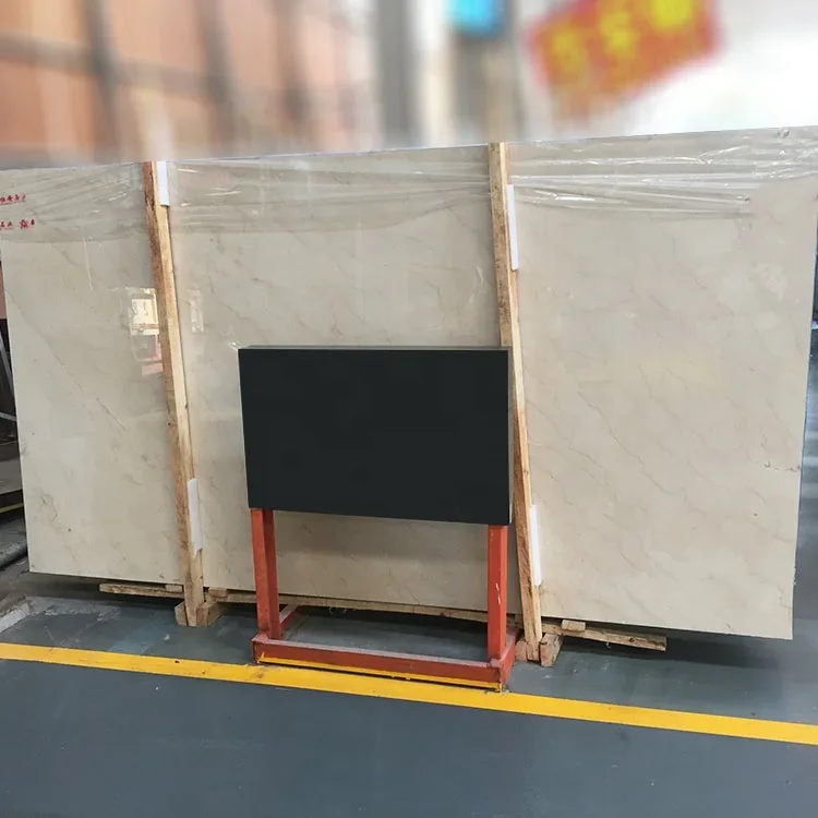 Harga Bongkah: Marmar Botticino Royal Berwarna Krem Kejinggaan Saiz 60x120 cm, Dipoles di Tunisia, Batu PAIA, Bongkah Besar dengan Reka Bentuk Grafik Dolomit