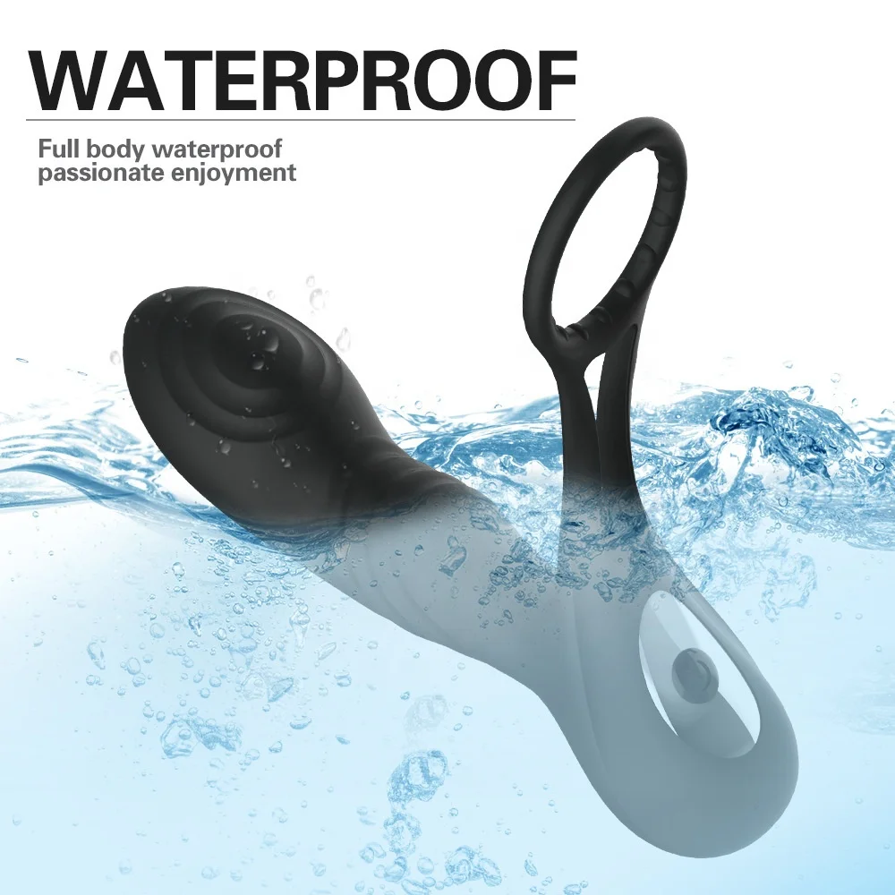 Remote Control Warming G Spot Vibrator Silicone Vibrating Anal Plug Cock Ring Vibration Butt Male Prostate Massager Dildo