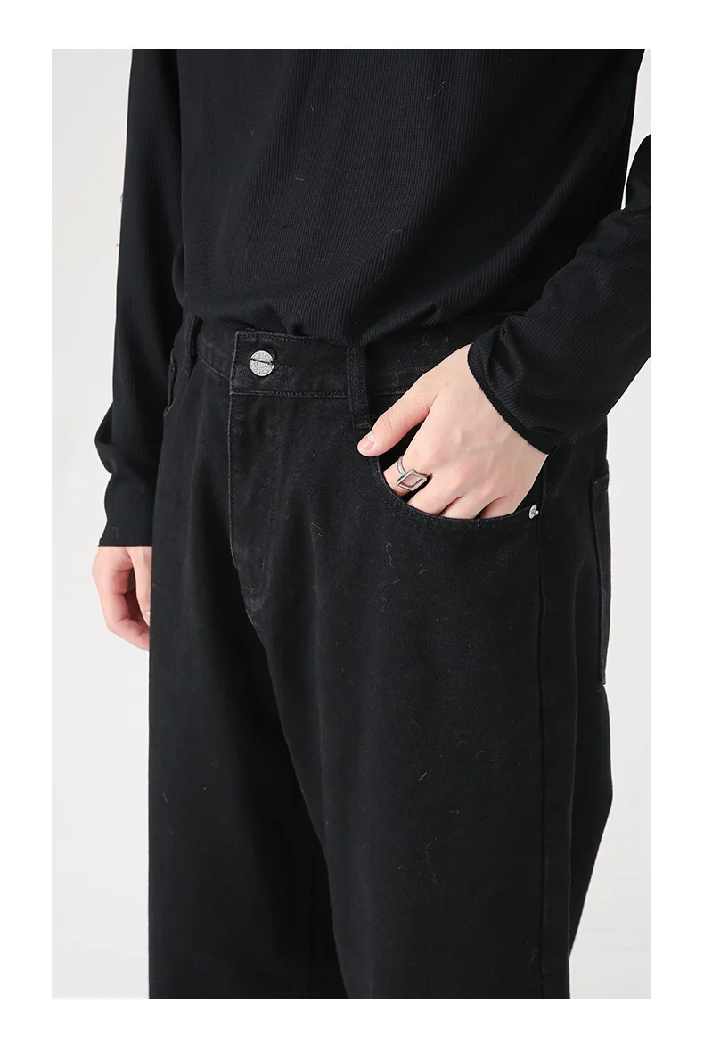Custom Baggy Loose Vintage Casual Straight Custom Denim Pants Fabric Male Denim Jeans Man Men's Jeans Men