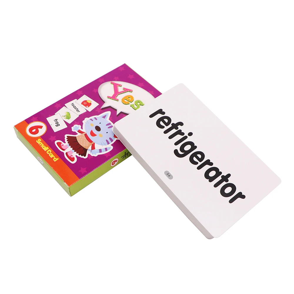 Professional Factory Custom Printing Services Paired Color Flash Cards With Tuck Box