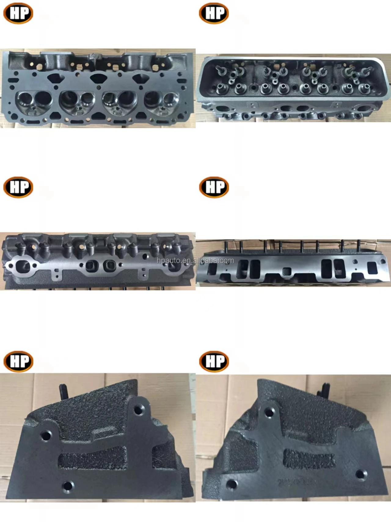 4 Valve Cylinder Heads Auto Parts Cast Iron Gm305 Engine Cylinder Heads
