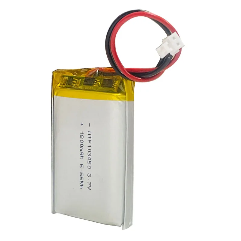 103450 3.7v 1800mah Li Po Battery - 500+ Cycles, Reliable Power