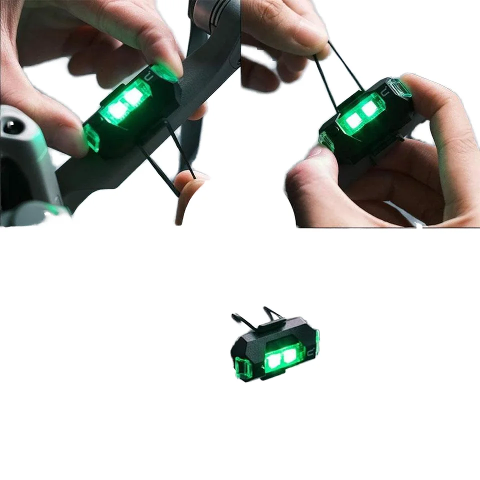 4 Luci Stroboscopiche LED Per Droni | 7 Colori, Ricaricabili USB, Anticollisione - Ideali Per Volo Notturno - Foto 6