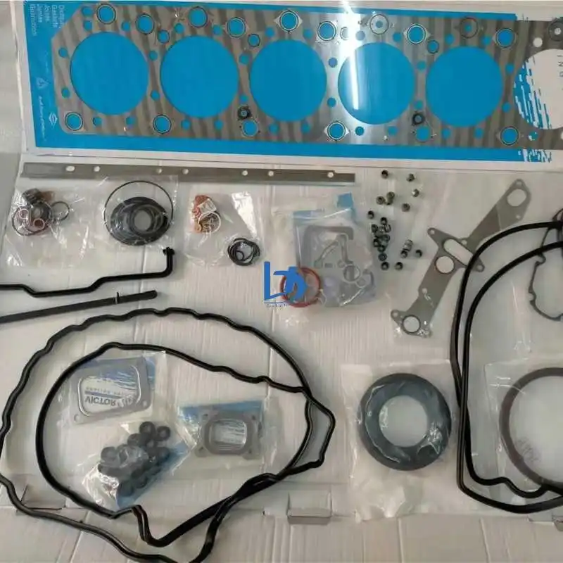 Excavator Parts D12D Full Gasket Kit 11715805 Engine Cylinder Repair Kit with Head Gasket Overhaul Gasket Set for EC360B EC460B