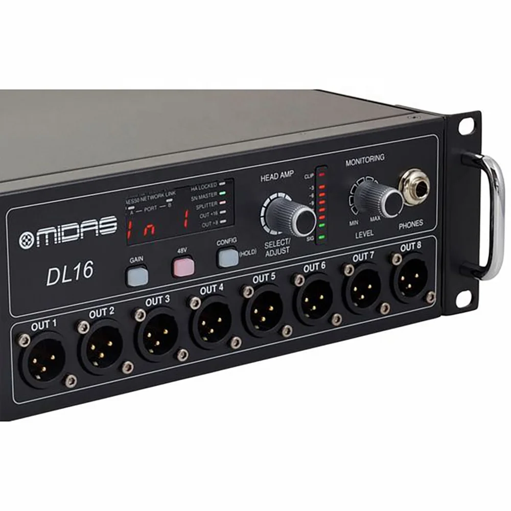 ミダス M32R ライブデジタルミキサー + DL16 ステージボックス