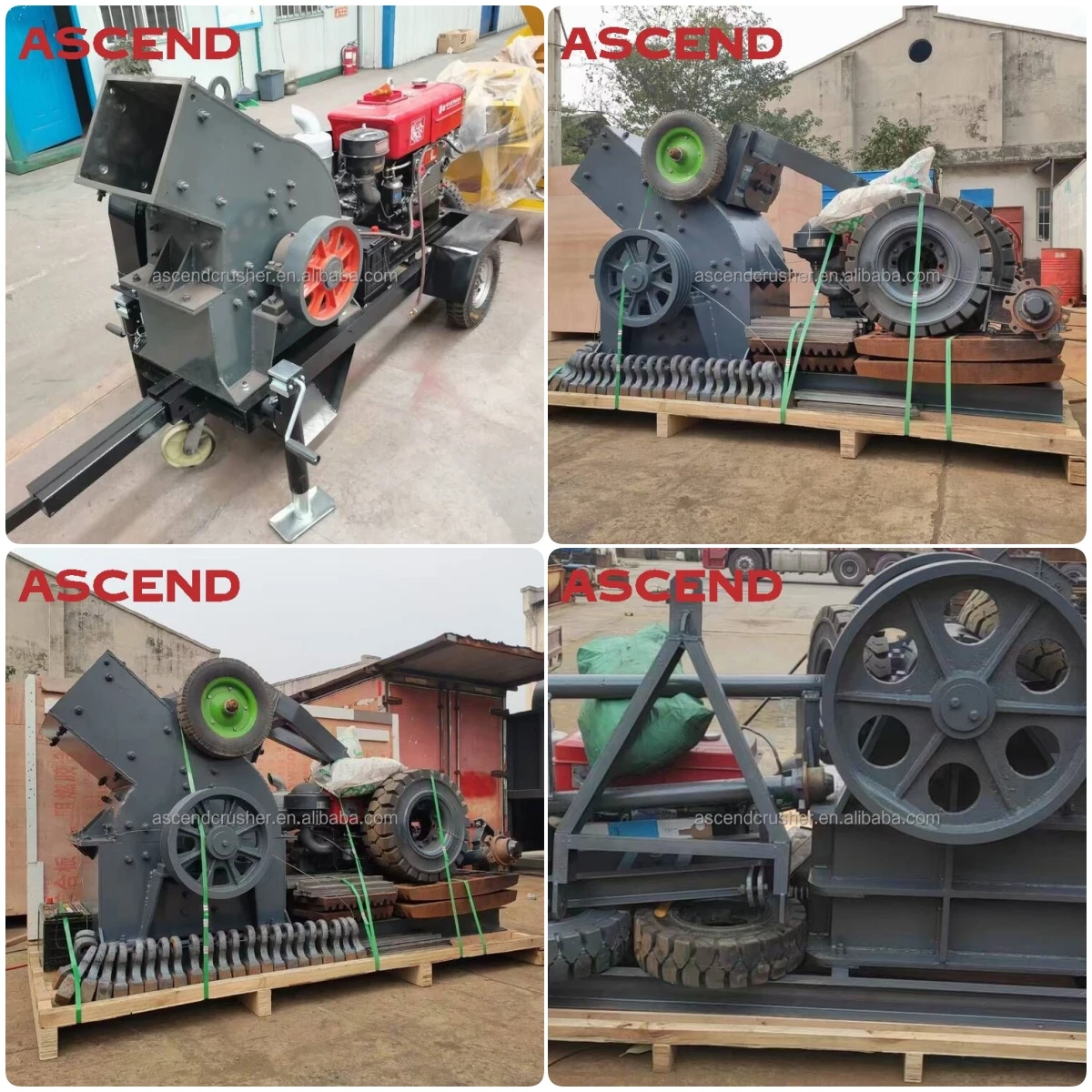 Capacity Concrete Rock Hammer Crusher Mining Quarry Stone Crushing Machine Price Line