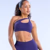 One Shoulder Bra - Bluish violet