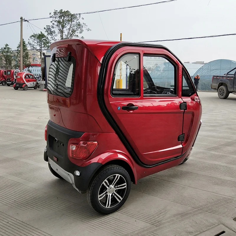 Classic Hot Selling Closed Electric Tricycle 3 Passengers 3 Wheel Electric Cabin Scooter with EEC for Disabled