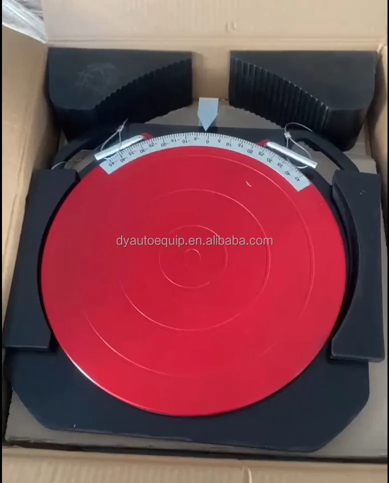 wheel alignment portable car turntable