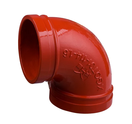 ductile iron grooved pipe fittings clamp connector supplier