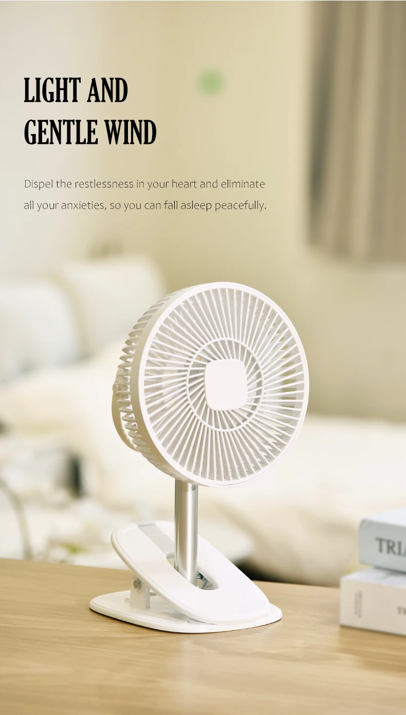Rechargeable Home Mini Fan, Portable, 5 V, USB - detail 22