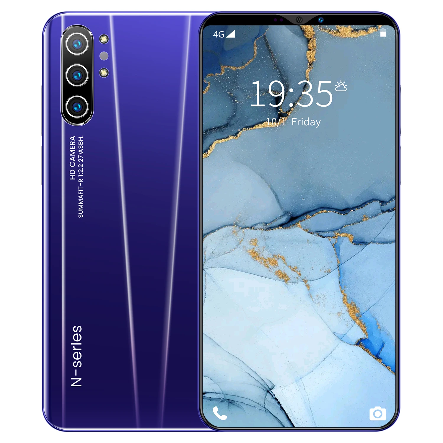 Мобильный телефон Note10 + 4 Гб + 64 Гб 8 Мп + 16 МП 4800 мАч 5,8 дюйма по низкой цене 4g смартфон Android