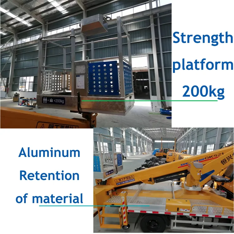 Foton Aumark 22m 4x2 Telescopic Boom Aerial Working Platform Truck High-Altitude Operation Vehicle for Sale 6