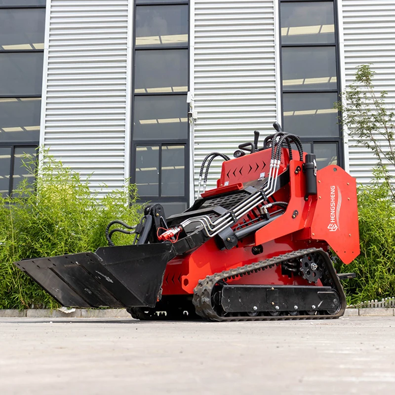 CE/EU/EPA Mini Skid Steer Loader Kubota Three Cylinder Water-cooled diesel Engine Bucket Capacity 0.2m ³ Lifting Capacity 250KG