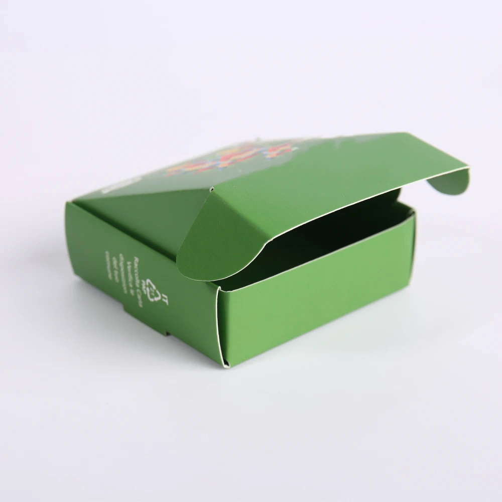 Boîtes-cadeaux jetables pliantes en papier blanc artistique personnalisées avec embossage pour légumes et livraison express