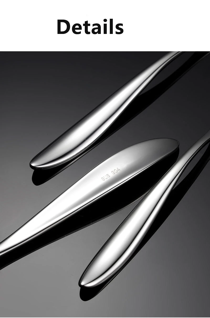 Modern Luxury Flatware Spoon Forks Knife Silverware 18/10 Wholesale