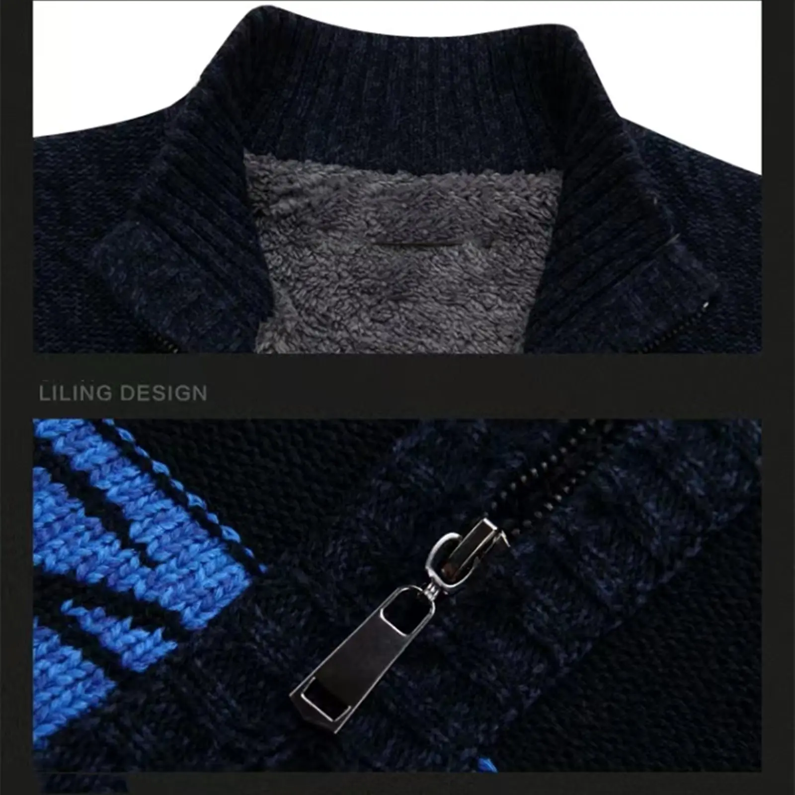 Cheap Price Custom Nice Sweater Men Beautiful Design Zip Cardigan Age Delay Item Sweater