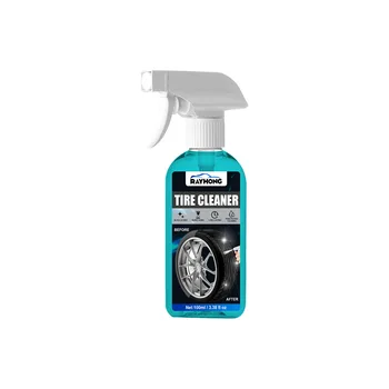 Rayhong OEM&ODM Car Wash Tire Foam Cleaner Spray Wheel Tire Cleaner Care Sustainable Clean Tire Polish Spray