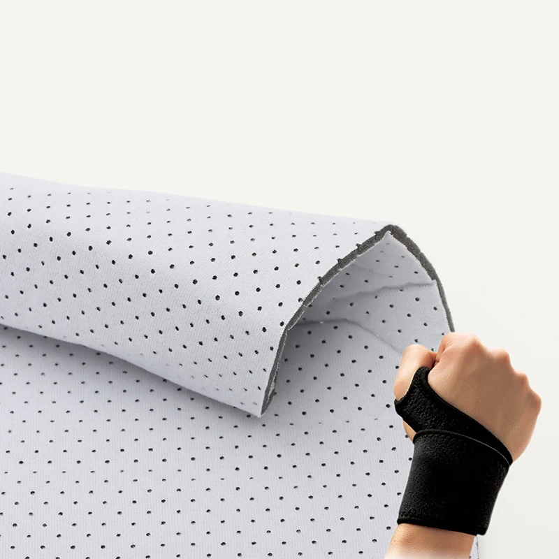 Cross-border Gorące Sprzedaże Przeszywana Tkanina Pluszowa Laminowana z Pianką do Opasek do Stabilizacji Złamań/Ochrzanięcia na Pasie/Opasek Velcro