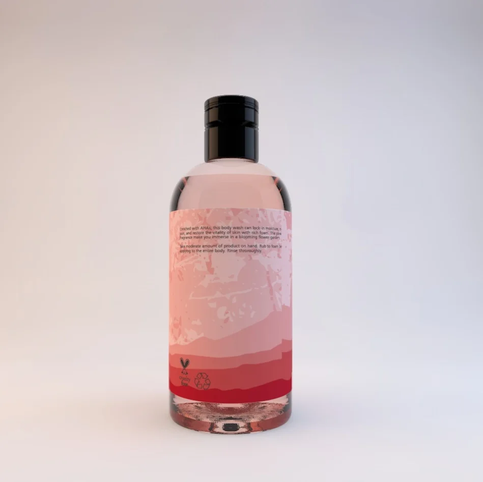 Душ делает душ приятным, низкий минимальный заказ, повседневный для взрослых женщин, 20 лет опыта, средство для мытья тела обычного размера, гранат и виноград, 2-10 дней