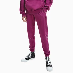 OEM Customized Fashion Mens Organic Cotton Terry Acid Wash Logo Joggers Embroidery Logo Drawstring Joggers Sweatpants For Men